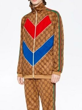 Gucci GG Supreme Technical Chevron Jacket